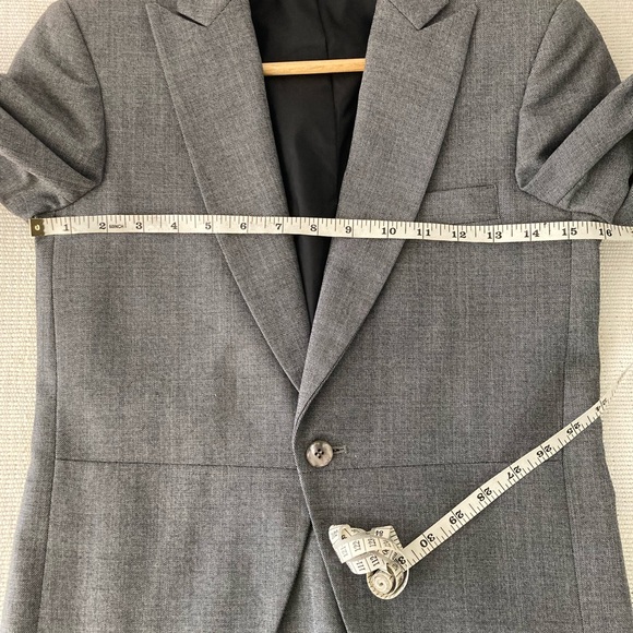 Dynasty for After Six Grey Blazer jacket with Tails - Picture 6 of 9